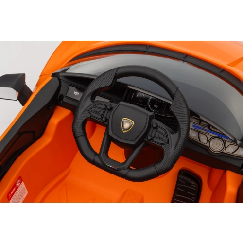 Auto na akumulator dla dzieci Lamborghini Revuelto Pomarańczowy QLS-8603.POM